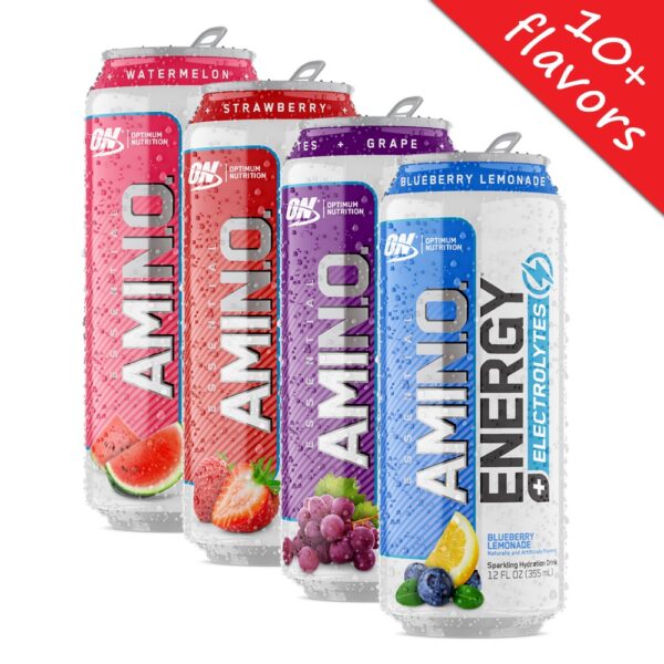 Optimum Nutrition- Amino Energy w/Electrolytes Sparkling RTD 12/cs
