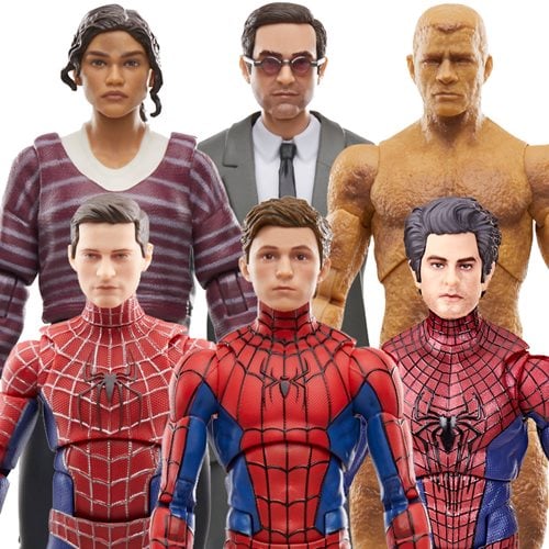 Spider-Man: No Way Home Marvel Legends Action Figures Wave 1 Case of 6